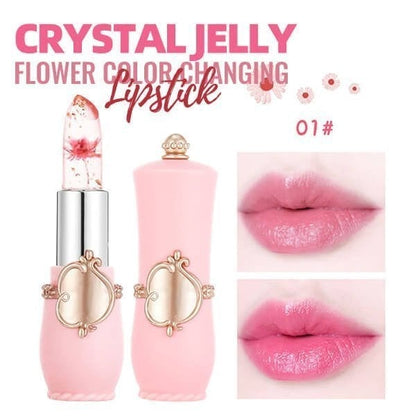 Venta caliente🎁Crystal Jelly Flower Color Changing Lipstick✨