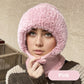 Pasamontañas de invierno 3 en 1 para mujer