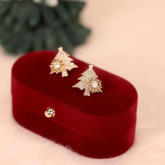 🎄Promoción de Navidad 50% OFF🎅✨Pendientes giratorios Snowflake Tree💖