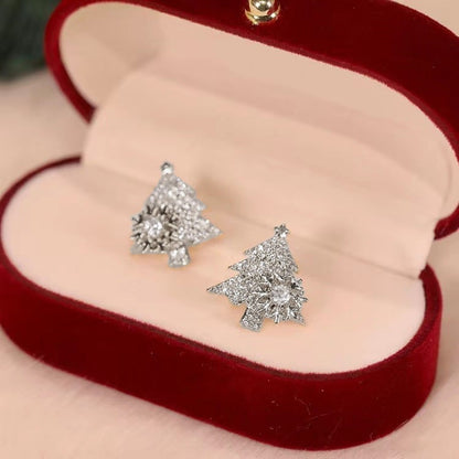 🎄Promoción de Navidad 50% OFF🎅✨Pendientes giratorios Snowflake Tree💖