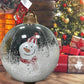 Bola Decorada de PVC Inflable para Navidad al Aire Libre