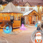 Bola Decorada de PVC Inflable para Navidad al Aire Libre