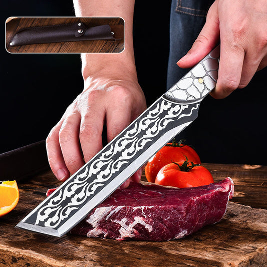 Cuchillo de Cocina Afilado Multiusos con Funda