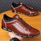 Zapatos de piel estilo deportivo para hombre