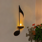 Candelabro con notas musicales