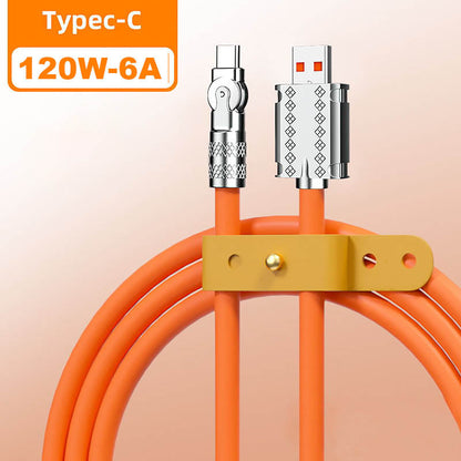 🔥🔥🔥Cables de carga rápida de 180° (120 W)🔥🔥🔥