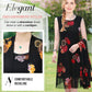 Vestido estampado floral para mujer