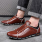 Zapatos de piel estilo deportivo para hombre
