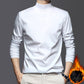 🔥Nuevo superventas🔥Camisa de capa base elástica de algodón mercerizado para hombre, cálida y cómoda【50% de descuento】