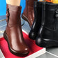 Botas de piel antideslizantes